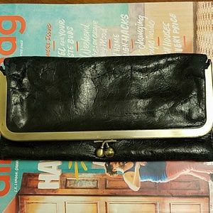 Vintage Hobo International Genuine Leather Clutch